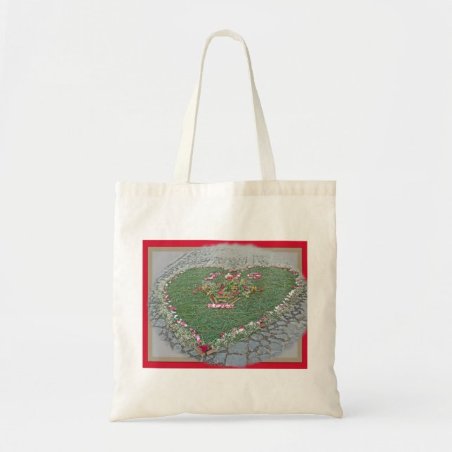 Bolsa Tote Coração de Alfombra (Frente)