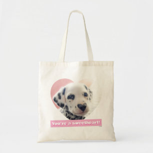 Bolsa Tote Coração de Dálmata Nariz
