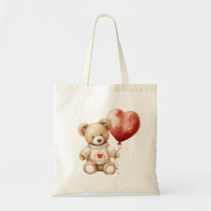 Bolsa Tote Coração do Urso de Teddy Bonito
