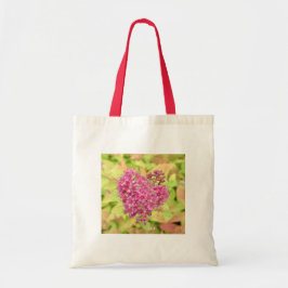 Bolsa Tote Coração Flor Natural - perfurado pela seta.
