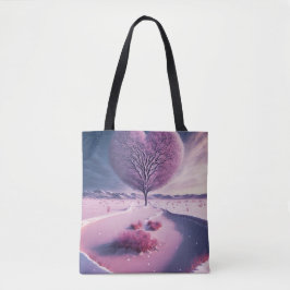 Bolsa Tote Coração Luminoso da Noite