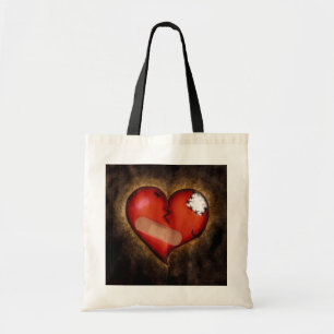 Bolsa Tote Coração quebrado/Almofada de Coração