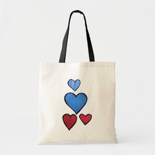 Bolsa Tote Corações (Frente)