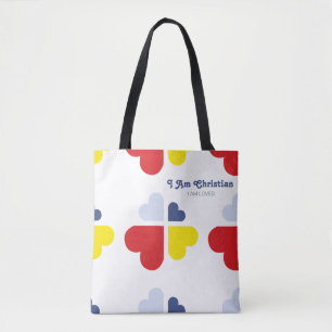 Bolsa Tote Corações Cruz