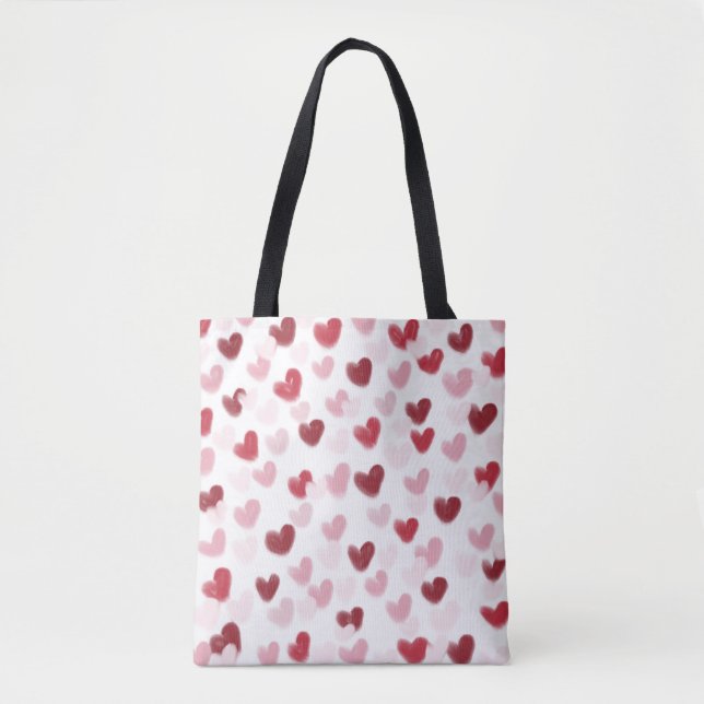 Bolsa Tote Corações de Amor (Frente)