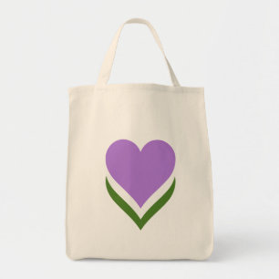 Bolsa Tote Corações do orgulho do gênero