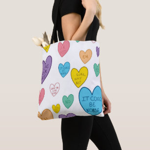 Bolsa Tote Corações Doces