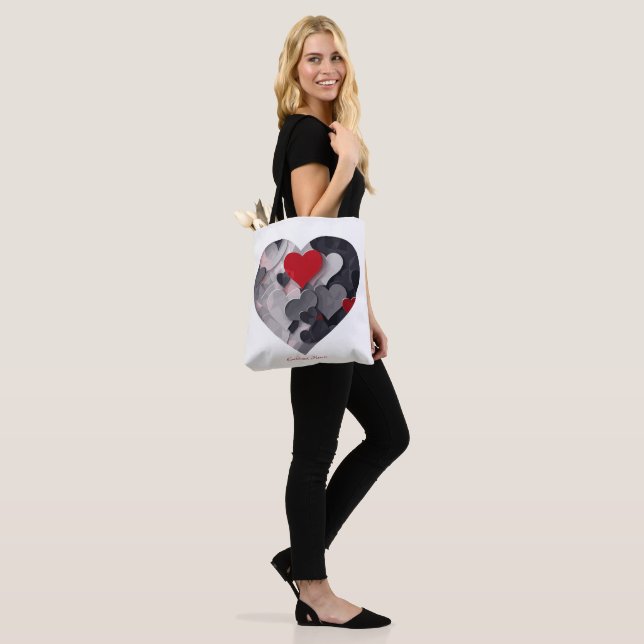 Bolsa Tote Corações Encantados (No(a) Modelo)