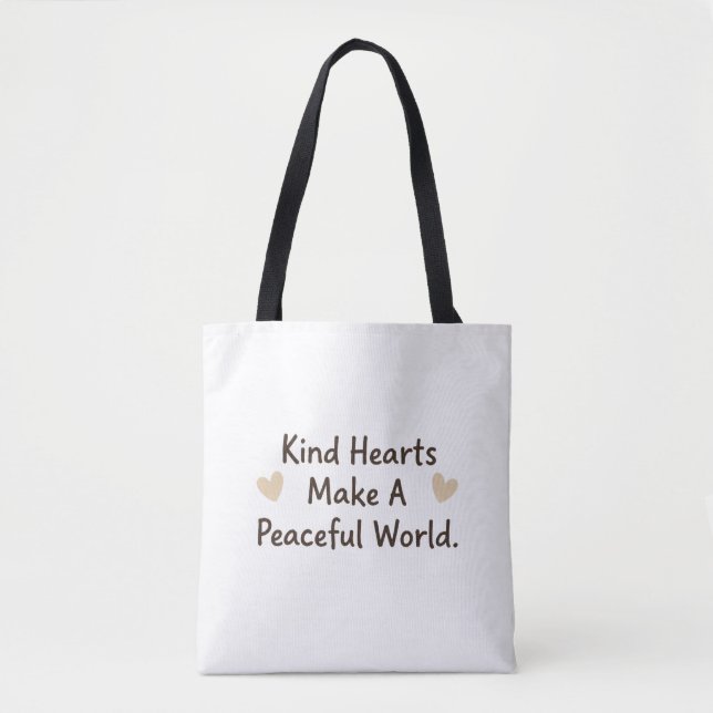 Bolsa Tote Corações Gentis (Frente)