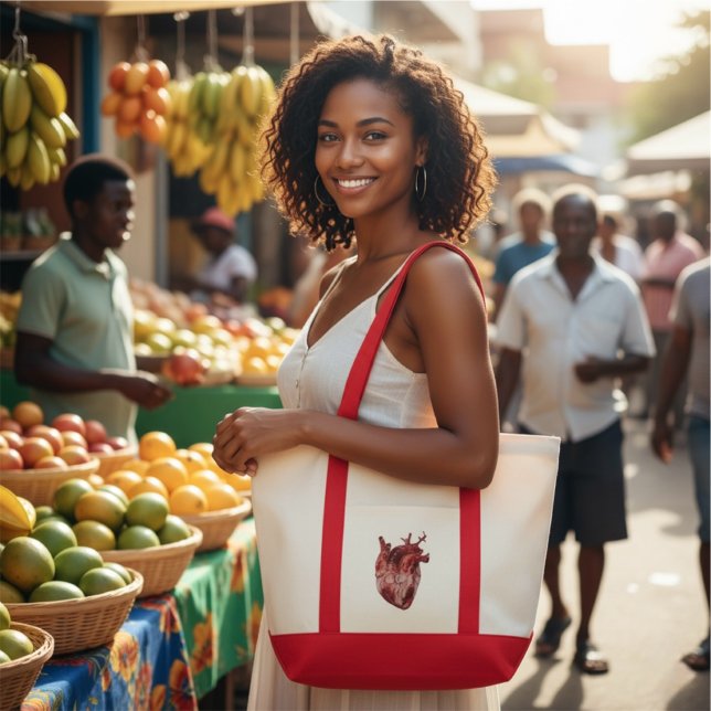 Bolsa Tote Corações Mini Tote Bag (Criador carregado)