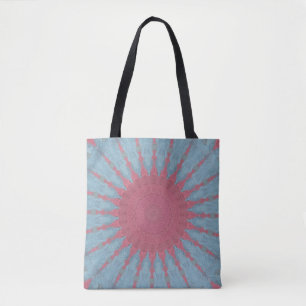 Bolsa Tote Coral Rosa Starburst