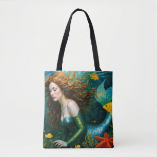 Bolsa Tote "Coralyn" - Linda Sereia Mística