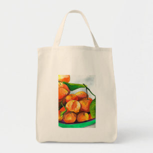 Bolsa Tote Corante laranja-tangerina fruta