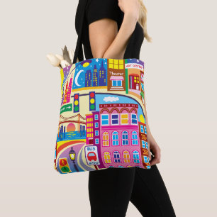 Bolsa Tote Cores da Paisagem Urbana
