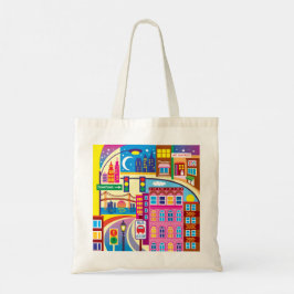 Bolsa Tote Cores da Paisagem Urbana