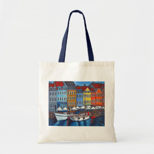 Bolsa Tote Cores da sacola de Nyhavn por Lisa Lorenz