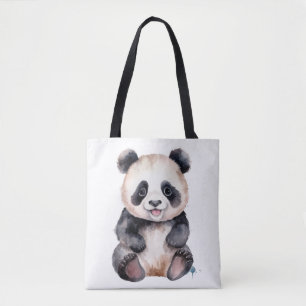 Bolsa Tote Cores-d'água de panda