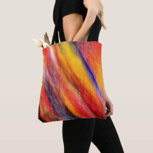 Bolsa Tote Cores de Abstrato