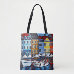 Bolsa Tote Cores de Nyhavn Bag por Lisa Lorenz