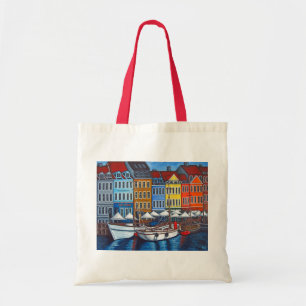 Bolsa Tote Cores de Nyhavn por Lisa Lorenz