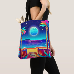 Bolsa Tote Cores de praia lunetas