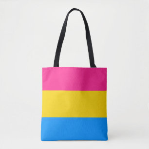 Bolsa Tote Cores do Orgulho Pansexual