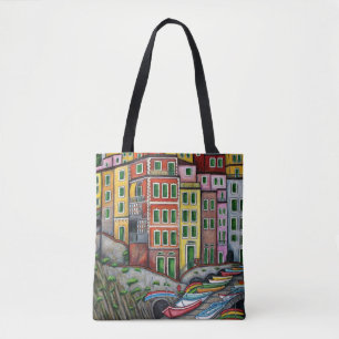 Bolsa Tote Cores do Riomaggiore Bag por Lisa Lorenz
