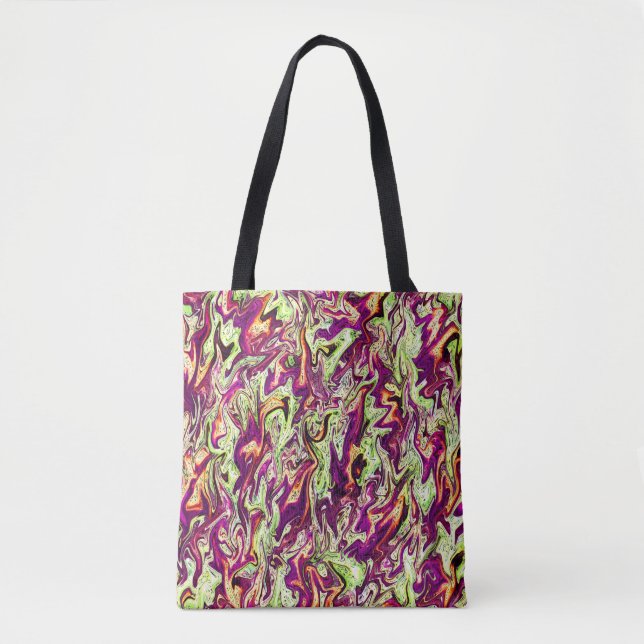 Bolsa Tote Cores fluídas de outono.... (Frente)