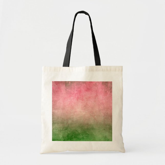Bolsa Tote Cores Grunares - Cor-de-Rosa Rosa e Verde (Frente)