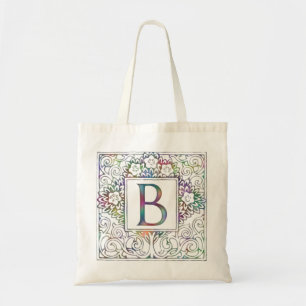 Bolsa Tote Cores macias do monograma b