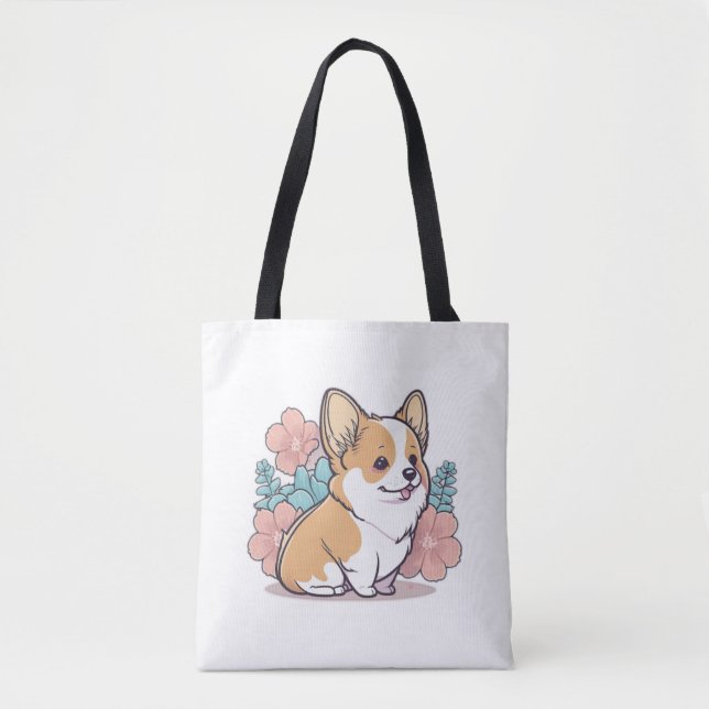 Bolsa Tote córgi (Frente)