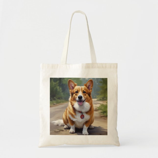 Bolsa Tote Corgi (Frente)