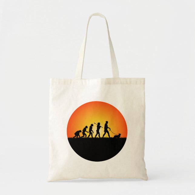 Bolsa Tote Corgi de Galês do casaco de lã (Frente)