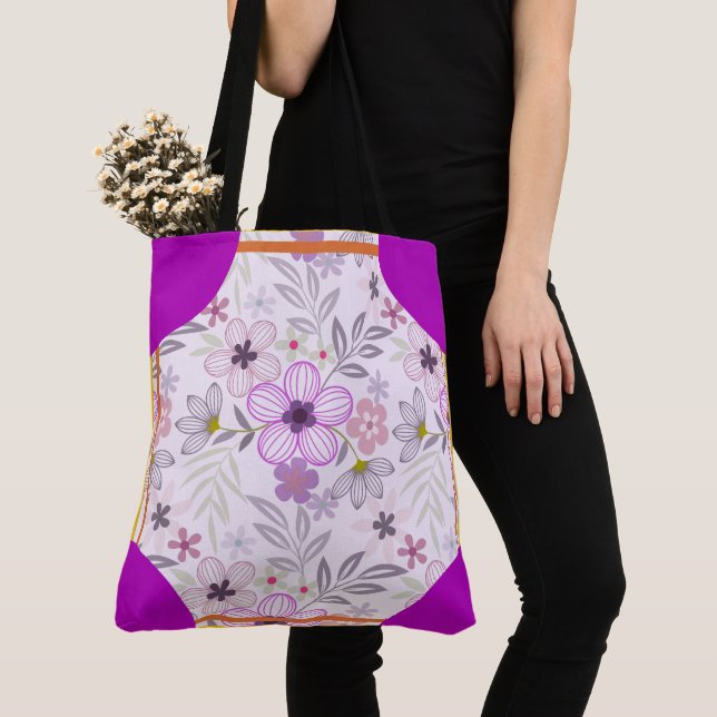 Bolsa Tote Cornerstone Blossom Lavanda (Close Up)