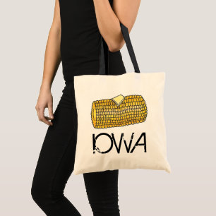 Bolsa Tote Corno Amarelo IOWA no Cob Corncob