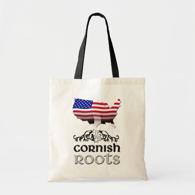 Bolsa Tote Cornualha Americana Ancestralidade Roots Tote Bag (Frente)