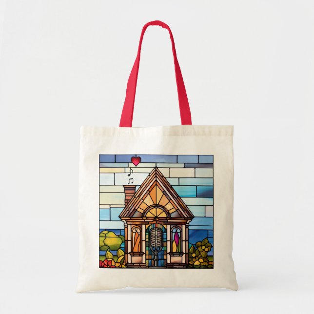 Bolsa Tote Coro da Terra - Vidro da Casa Pequena - (Frente)