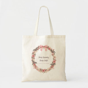Bolsa Tote Coroa Coquete Fique Assustador Fique Ma