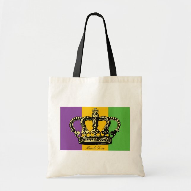 Bolsa Tote Coroa da bandeira do carnaval (Frente)