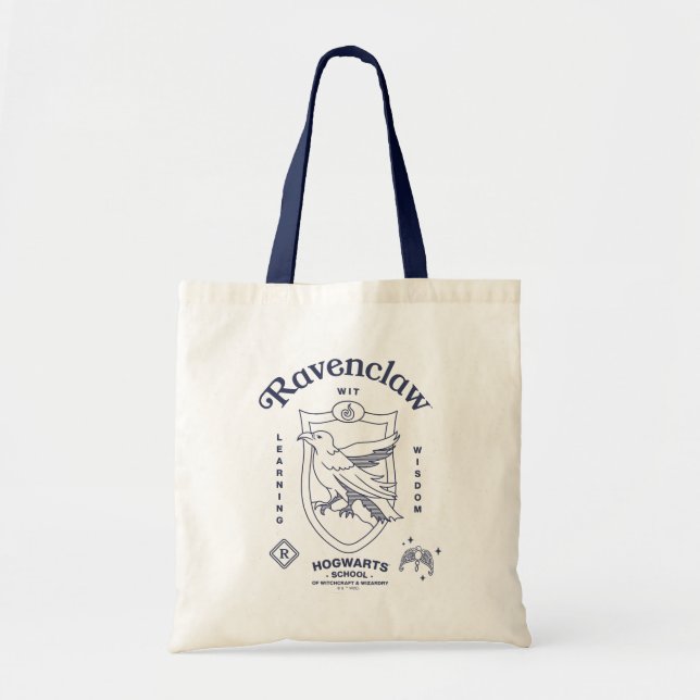 BOLSA TOTE COROA DA SABEDORIA DA APRENDIZAGEM ASTUTA CORVOSOA (Frente)