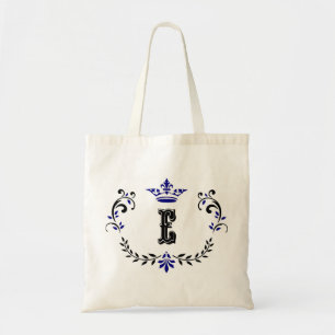 Bolsa Tote Coroa de Monograma de 'E'