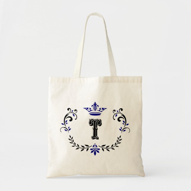 Bolsa Tote Coroa Monograma 'T' (Frente)