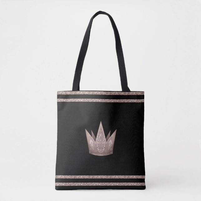 Bolsa Tote Coroa, Rainha (Frente)