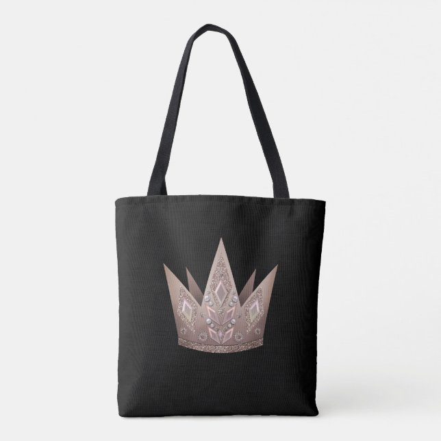 Bolsa Tote Coroa, Rainha (Verso)