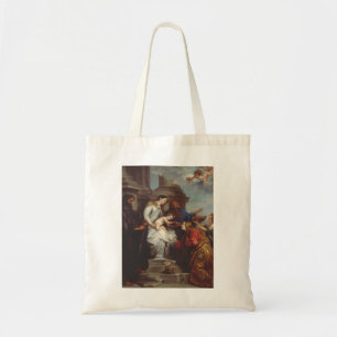 Bolsa Tote Coroação de Santa Rosália por Anthony van Dyck