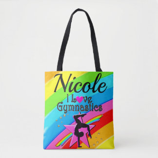 BOLSA TOTE COROSO EU AMO GINÁSTICA PERSONALIZADA DESIGN