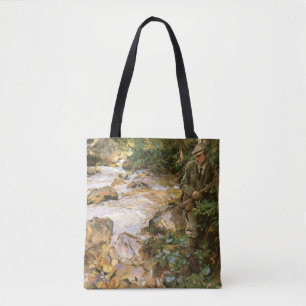 Bolsa Tote Córrego de Truta no Tirol por John Singer Sargent