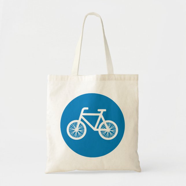 Bolsa Tote Correr uma bicicleta (Frente)