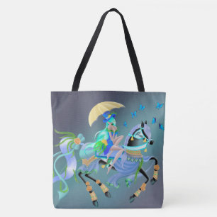 Bolsa Tote Corrida de Cavalo Encantada