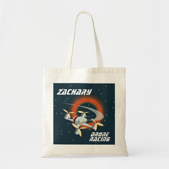 Bolsa Tote Corrida de Drone (Frente)